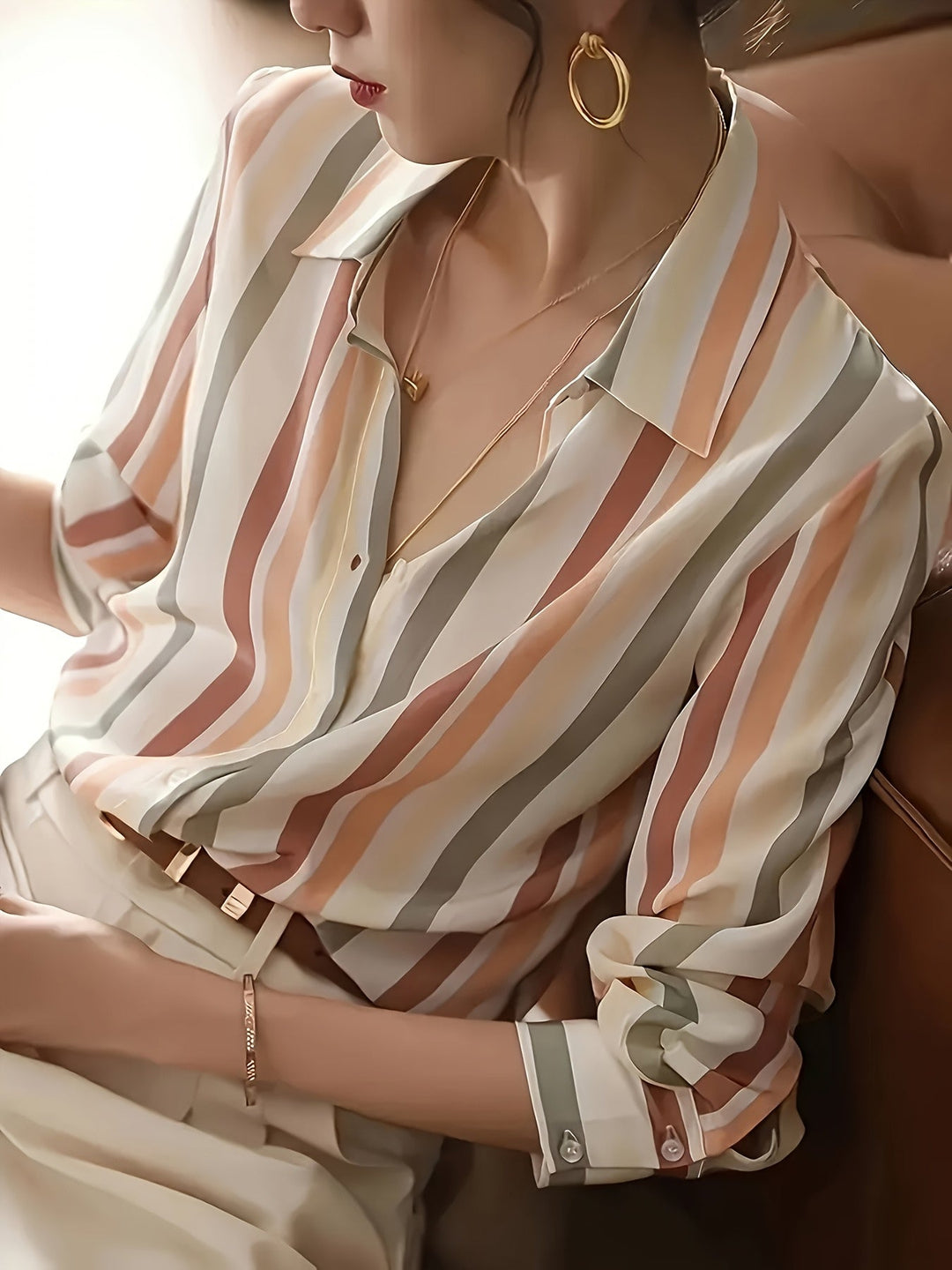 Wangulen | Blusa camisera a rayas