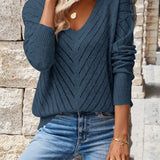 Aurelia | Sweater escote V holgado
