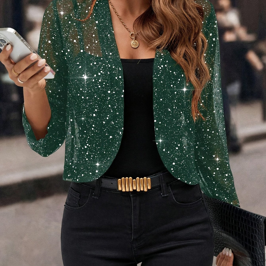 Ayaní | Chaqueta corta con brillo