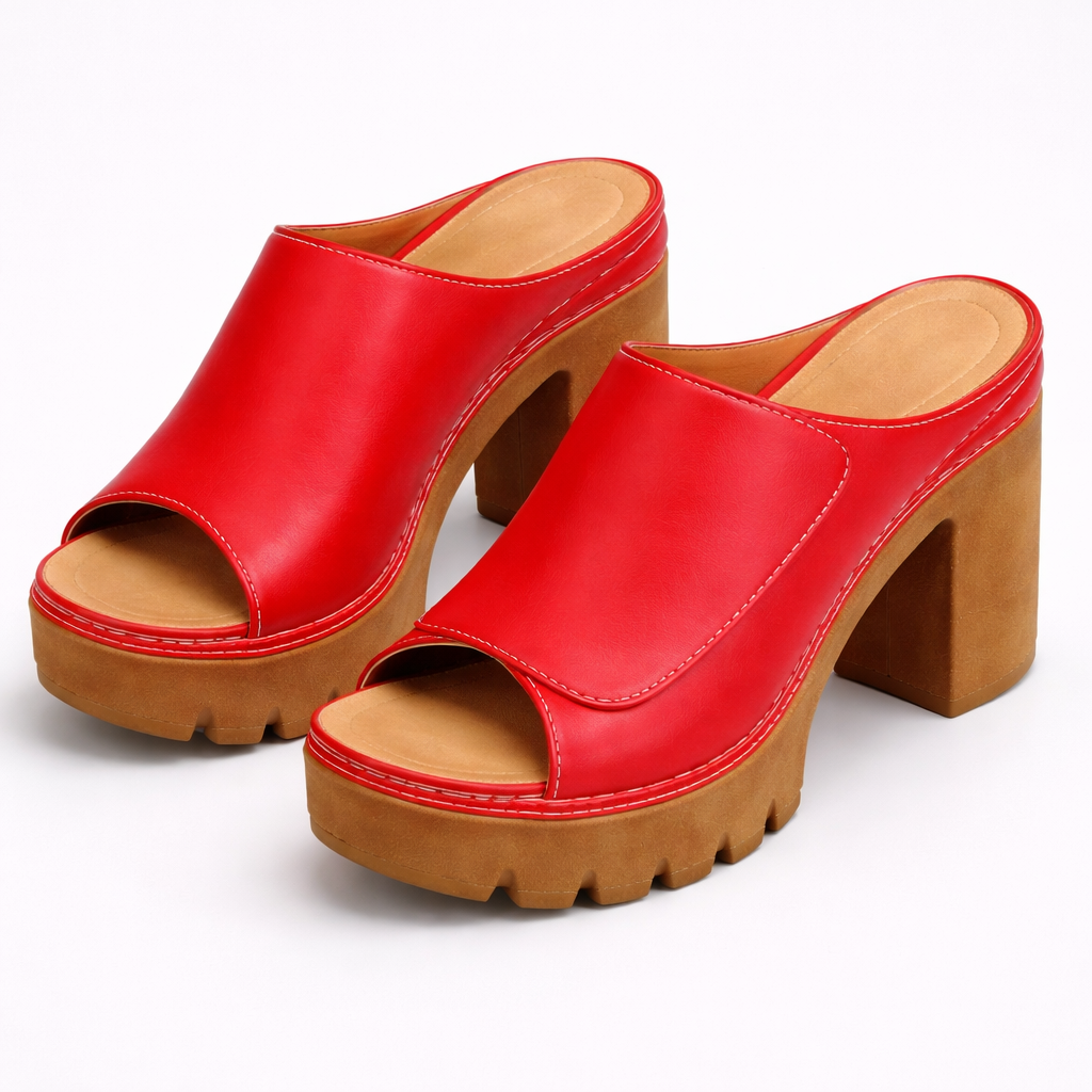 Llanka | Sandalias con plataforma y taco ancho