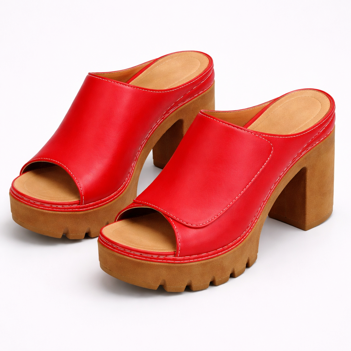 Llanka | Sandalias con plataforma y taco ancho