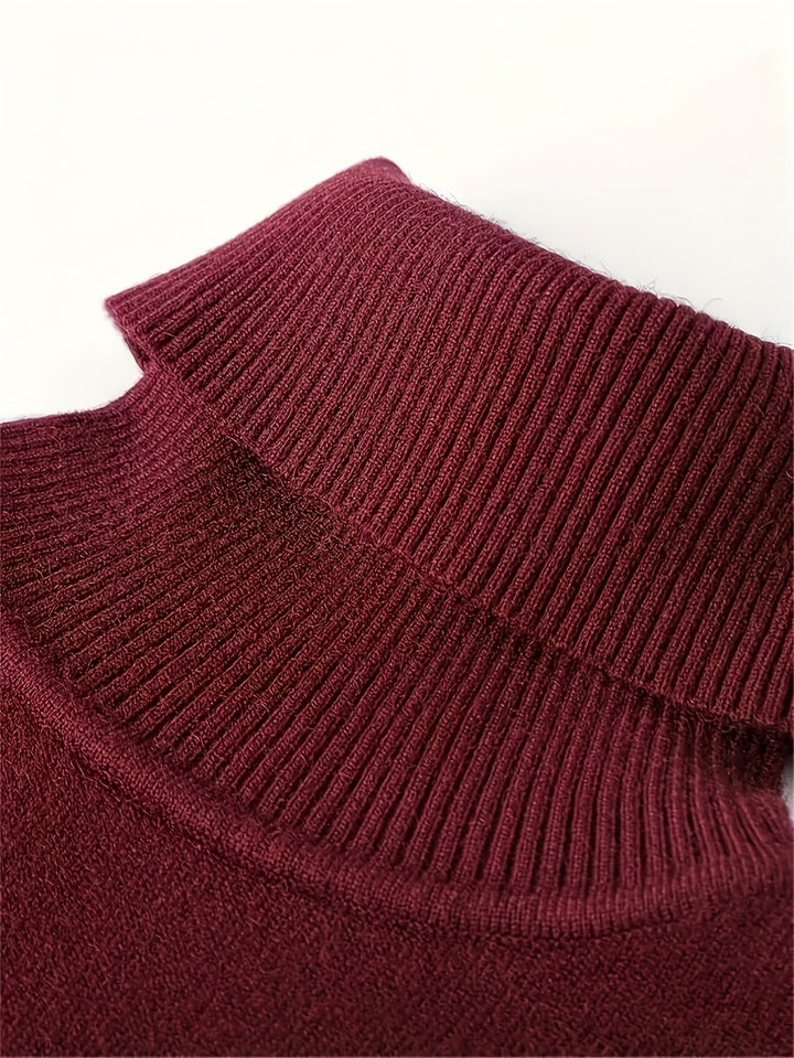 Romualdo | Sweater cuello alto entallado