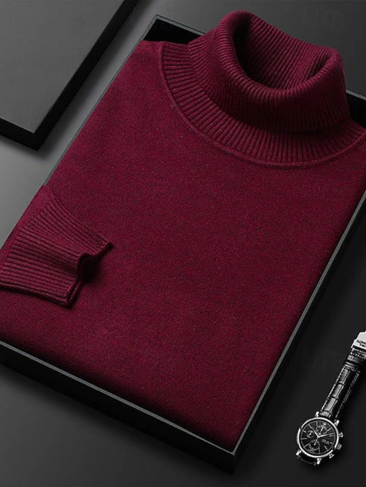Romualdo | Sweater cuello alto entallado