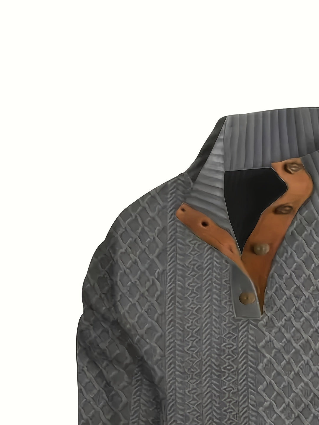Recaredo | Sweater de cuello alto con botones