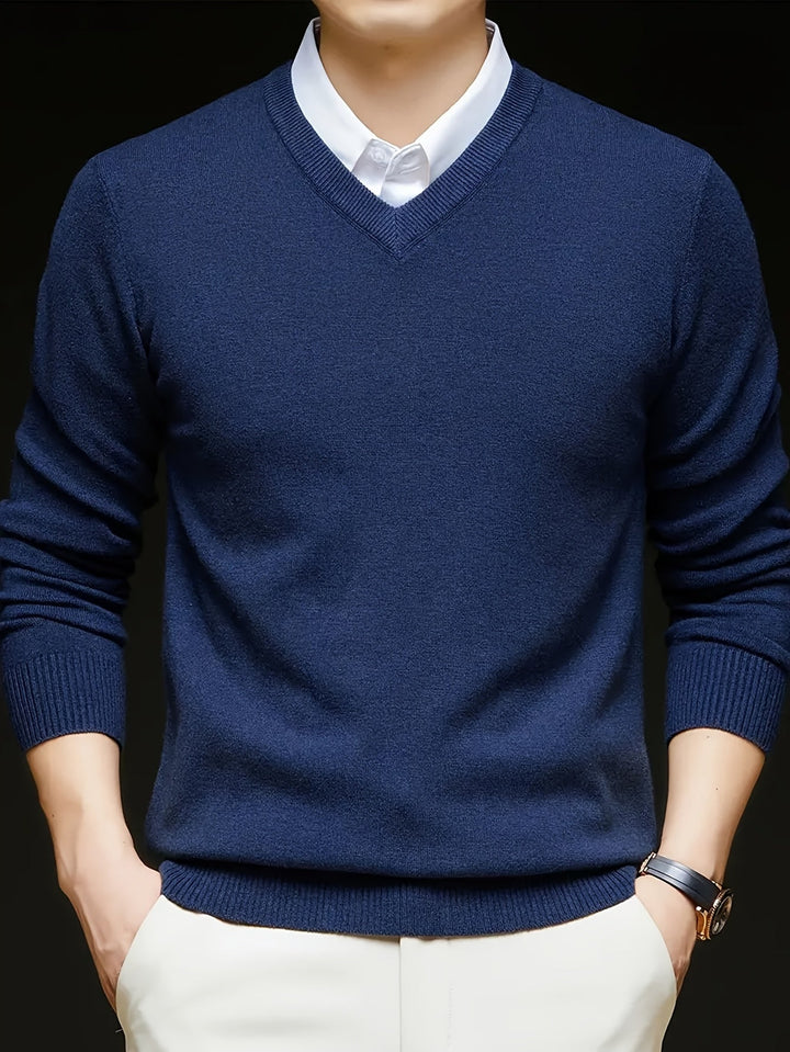 Germán | Sweater cuello V para hombre