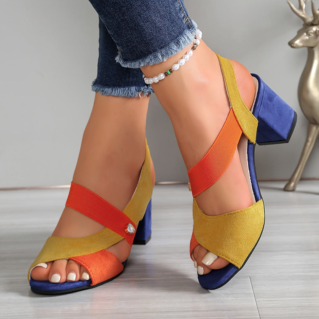 Otilia | Sandalias de taco bajo con plataforma estable