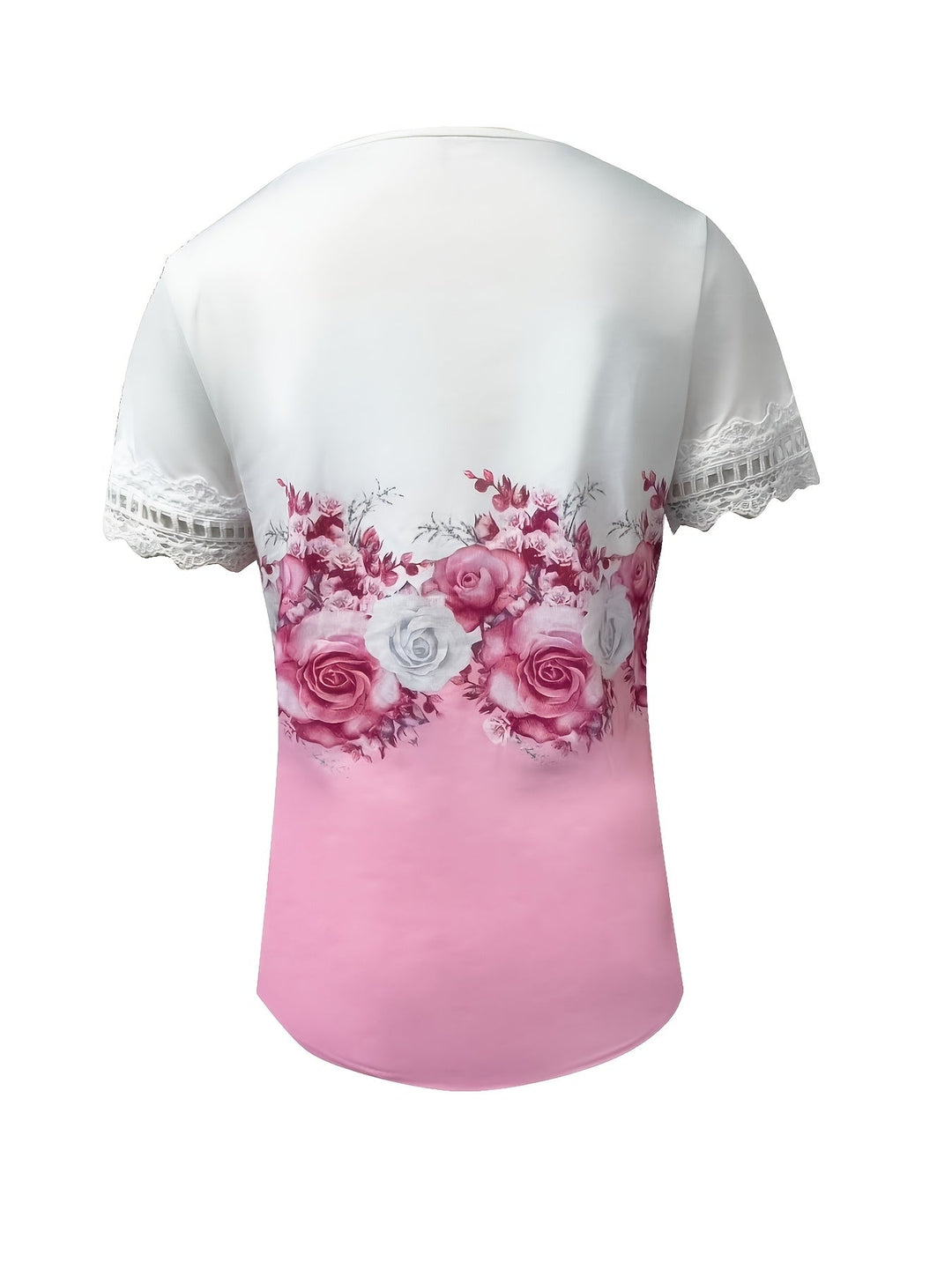 Yamileth | Top floral con encaje