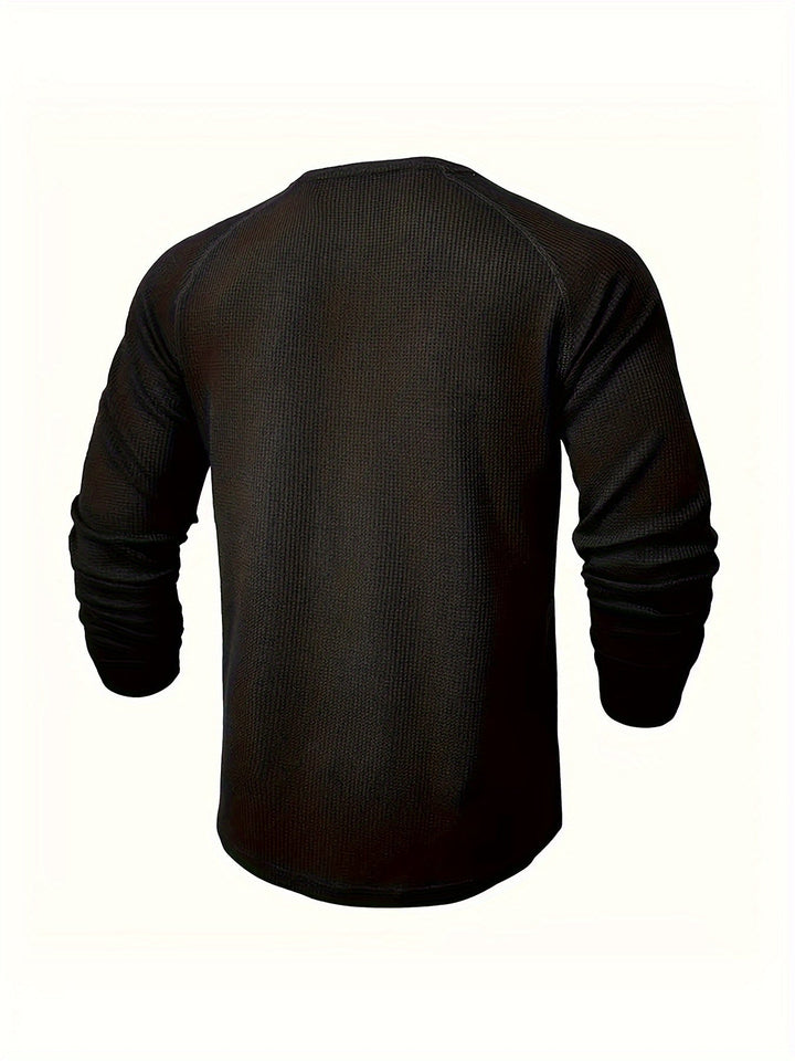 René | Polera henley manga larga