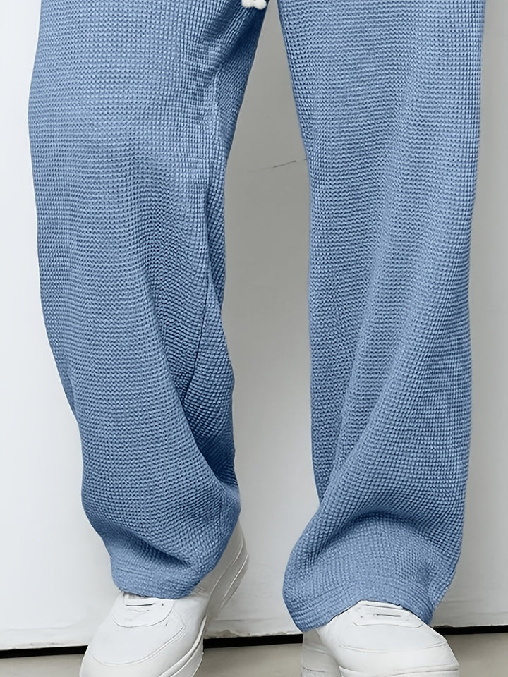 Pablo | Pantalón holgado con textura waffle