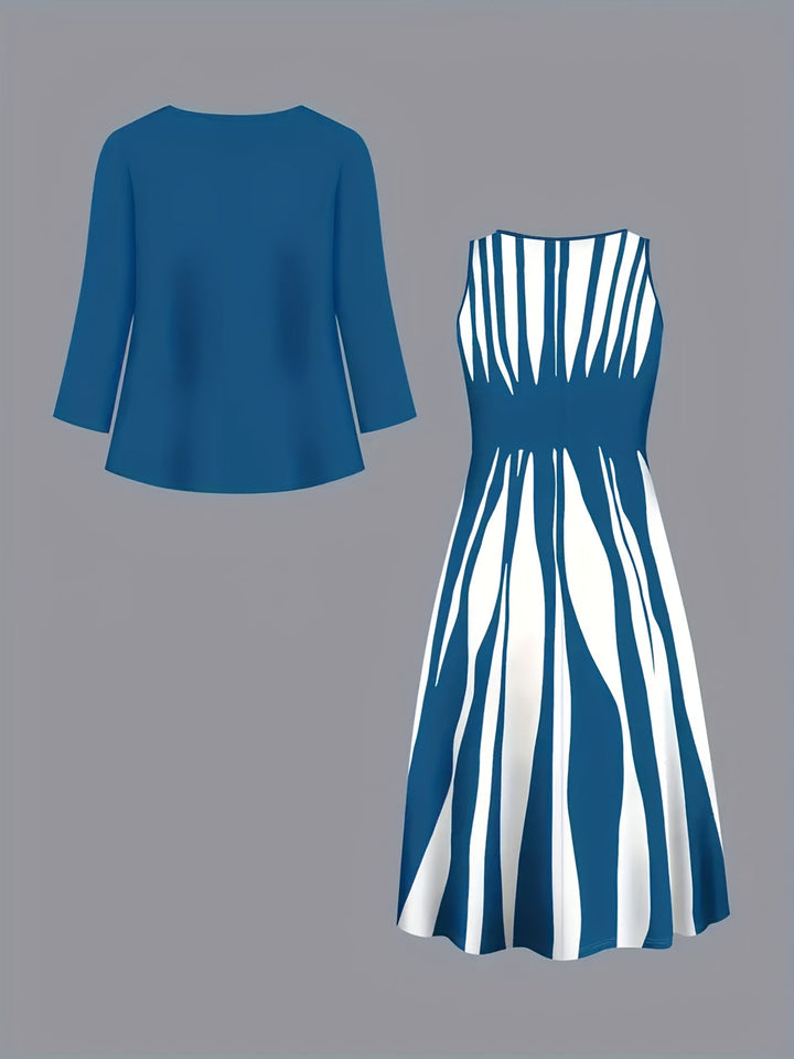 María Ignacia | Conjunto de vestido elegante dos piezas