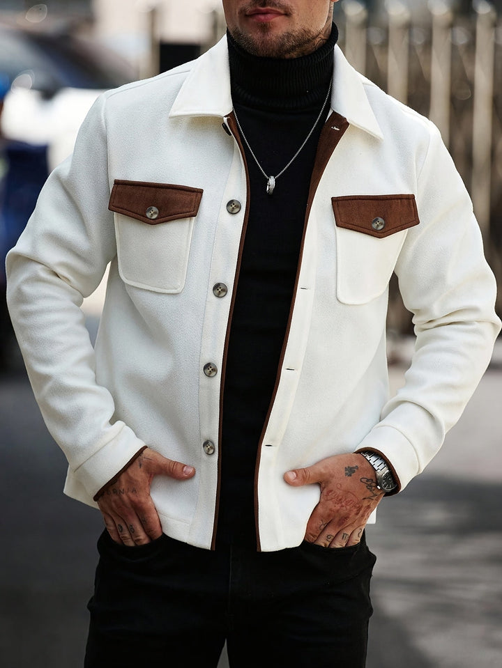 Emeterio | Sobrecamisa con contrastes