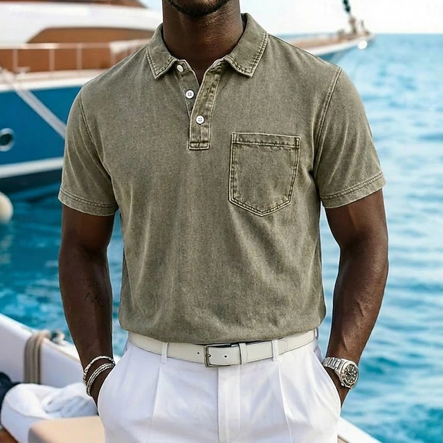 Elian | Polera polo lavada
