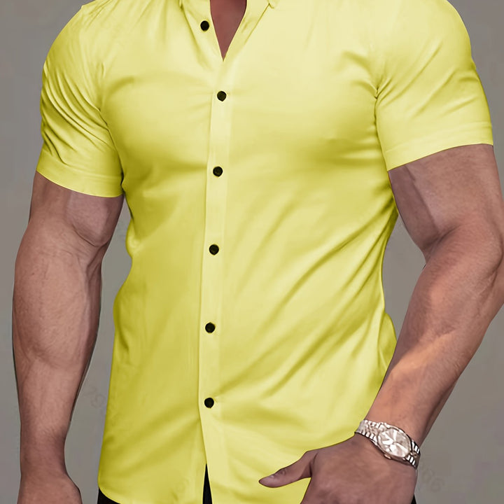 Flavio | Camisa manga corta clásica para hombre