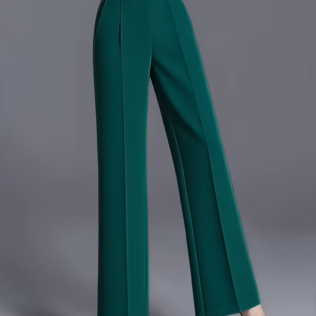 Elisa | Pantalón de tiro alto pierna ancha