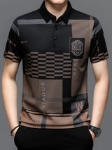 Carlomagno | Polera polo con bloques de color