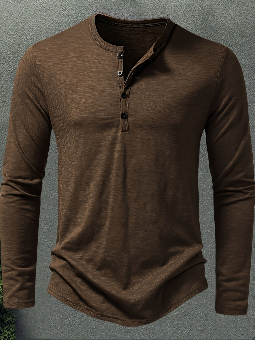 Gerardo | Polera henley de manga larga
