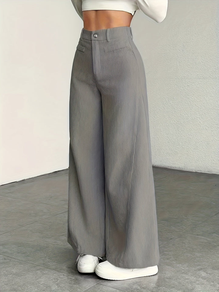 Nadine | Pantalón tiro alto pierna ancha