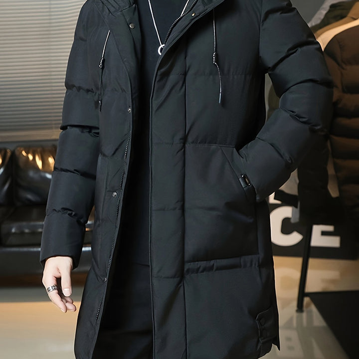 Guido | Parka larga con capucha acolchada