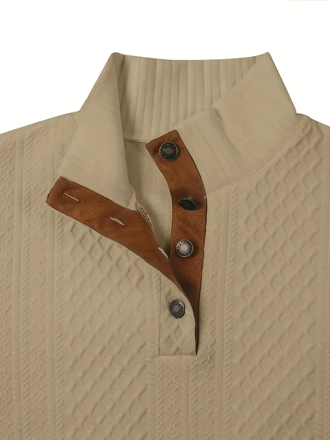 Recaredo | Sweater de cuello alto con botones