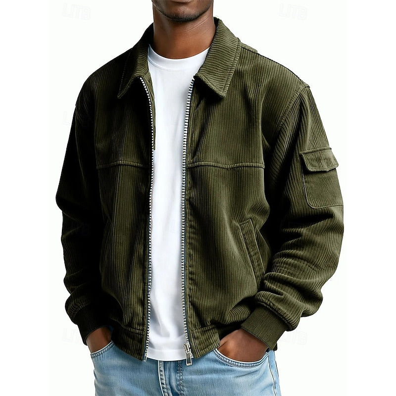 Jonás | Chaqueta de textura acanalada
