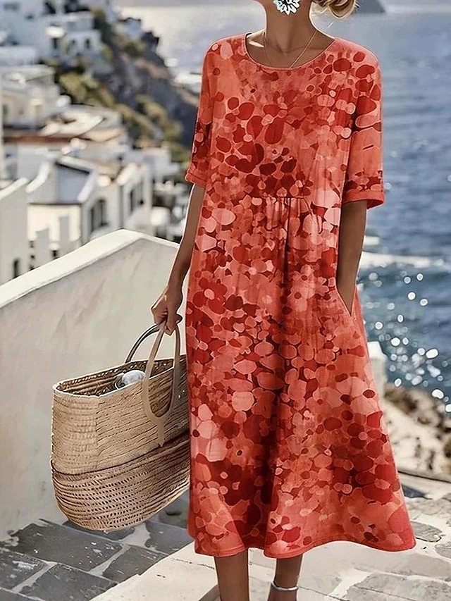 Modesta | Vestido midi línea A