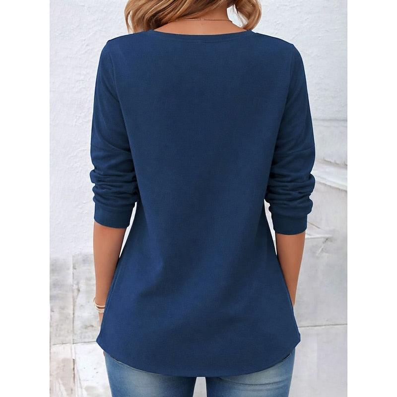 Brígida Rosa | Blusa con vuelo y detalle de botones