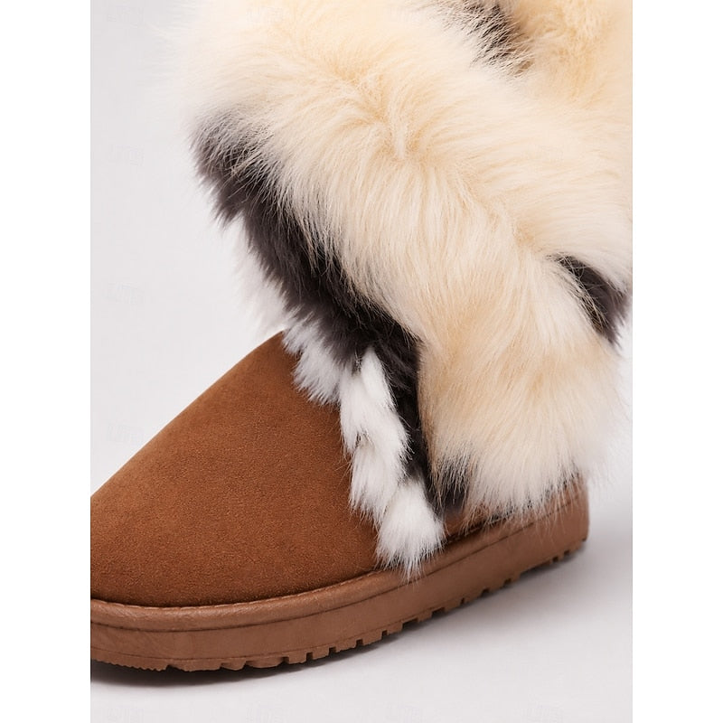Esperanza | Botas de invierno con ribete peludo