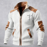 Edgardo | Chaqueta de cuello alto con detalles en contraste