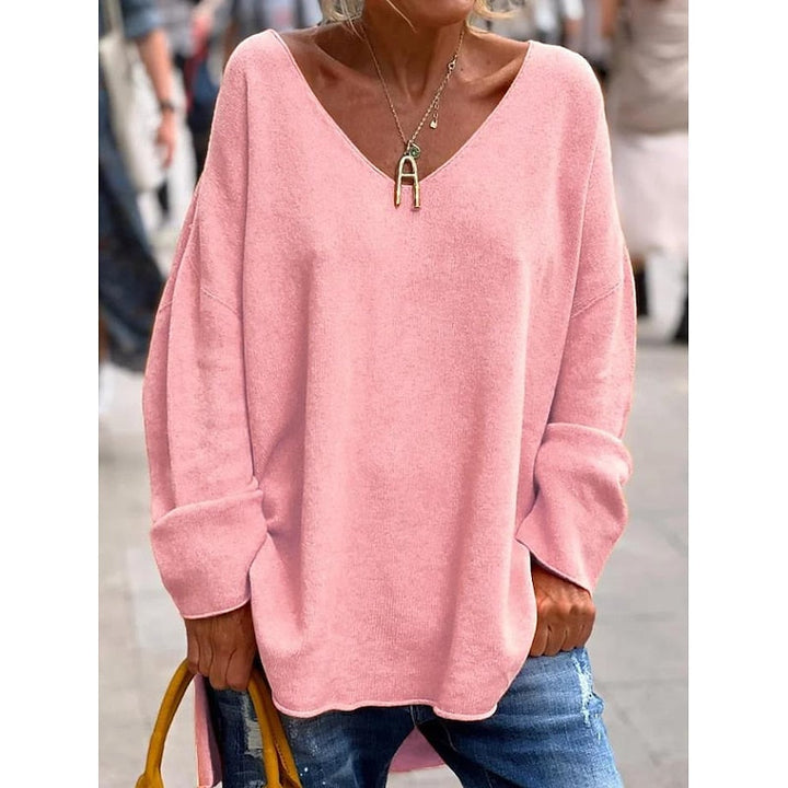 Poliana | Sweater holgado cuello V