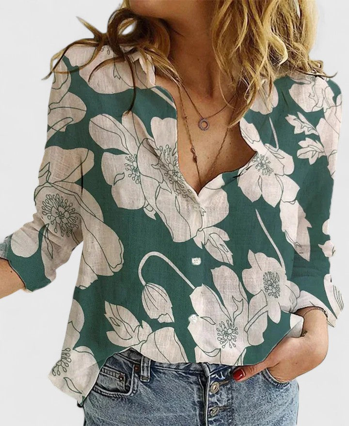 Ida | Blusa suelta con botones
