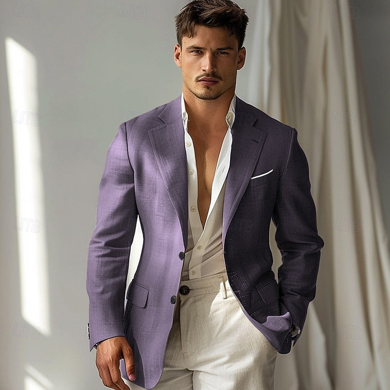 Benjamín Ignacio | Blazer cruzado simple de hombre