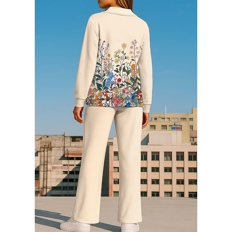 Betsabé | Conjunto de dos piezas con estampado floral