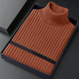 Erasmo | Sweater cuello alto acanalado