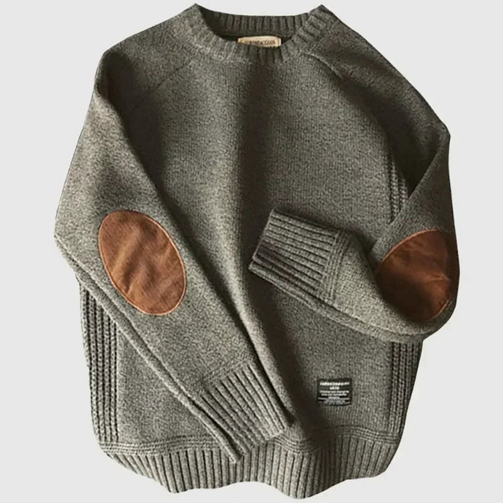 Ariel | Sweater clásico con coderas