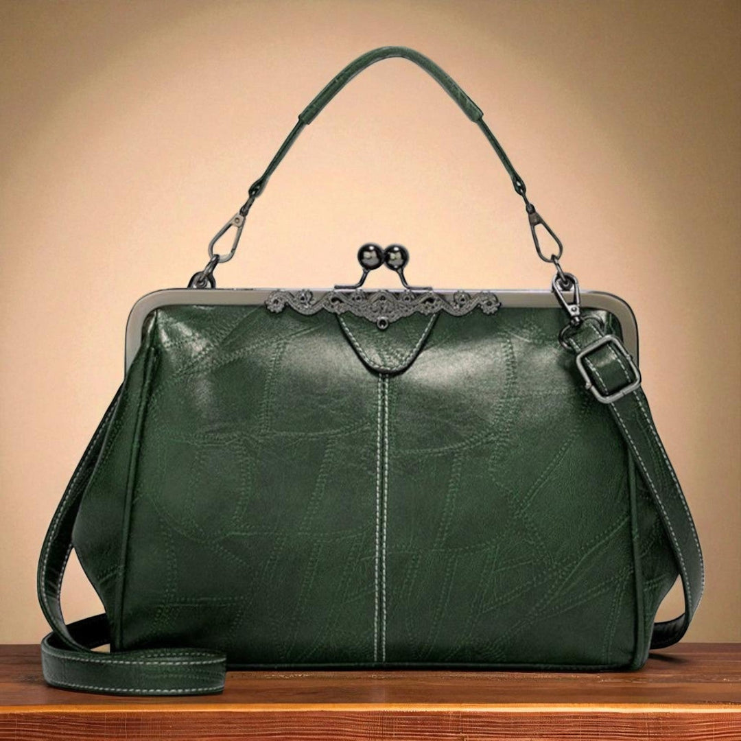 Juana María | Bolso vintage con marco y cierre de boquilla