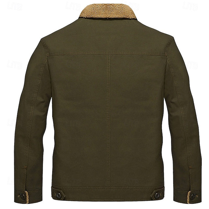 Adolfo | Chaqueta con cuello de peluche