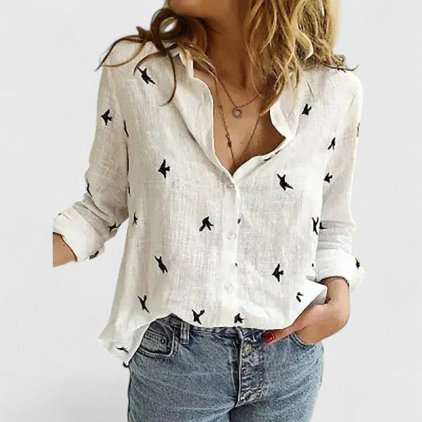 Ida | Blusa suelta con botones