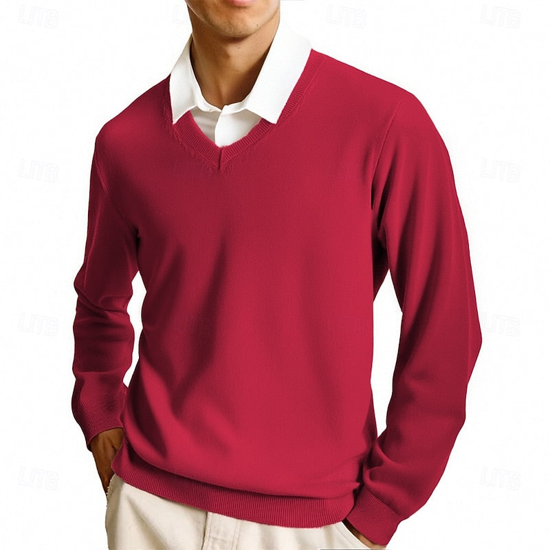 Armando | Sweater cuello V clásico