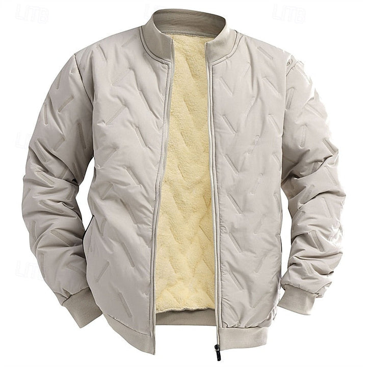 Ulises | Chaqueta bomber acolchada con textura