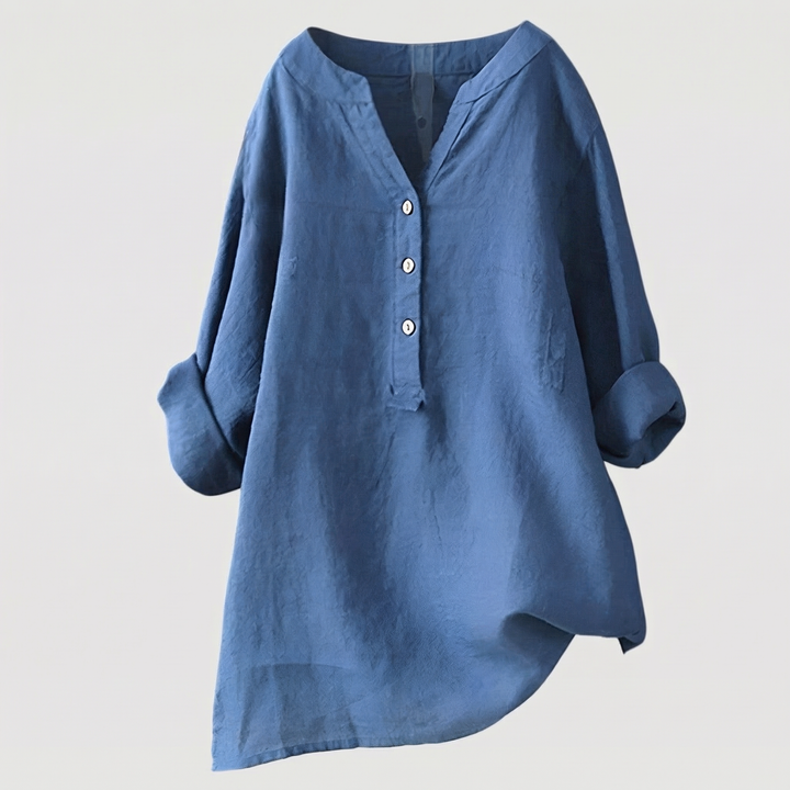 Cinthia | Blusa camisera con escote en V
