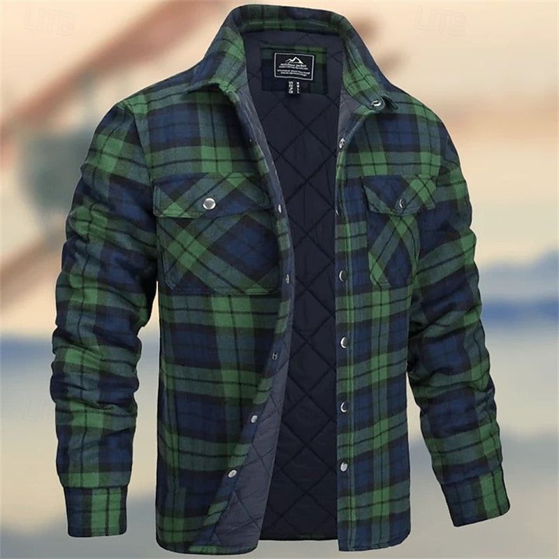 Leonel | Chaqueta camisera acolchada
