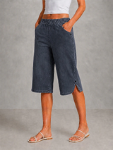 Marisela | Pantalón capri de pierna ancha