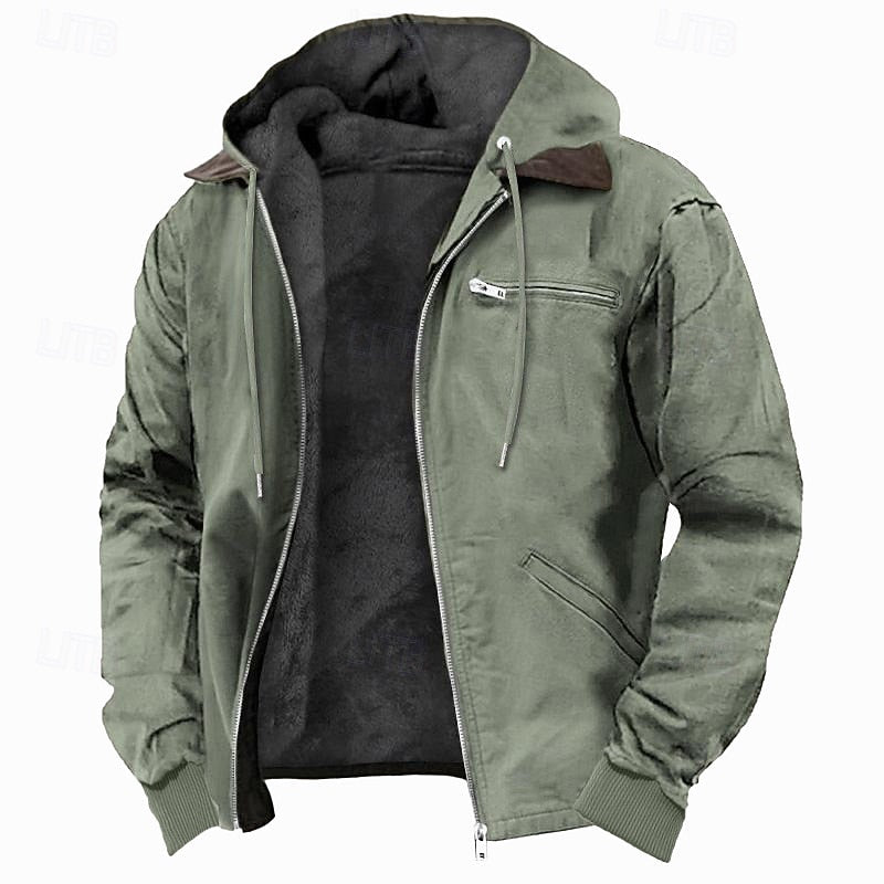 Óscar | Chaqueta con capucha forrada en polar