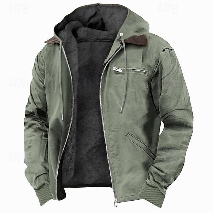 Óscar | Chaqueta con capucha forrada en polar