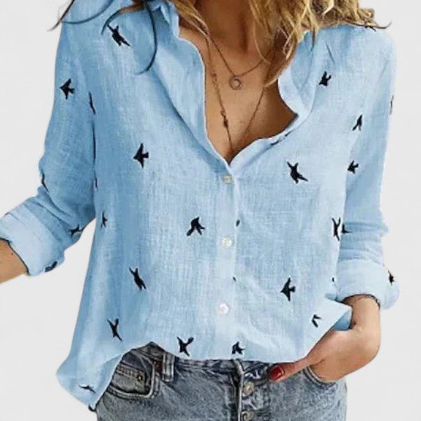 Ida | Blusa suelta con botones