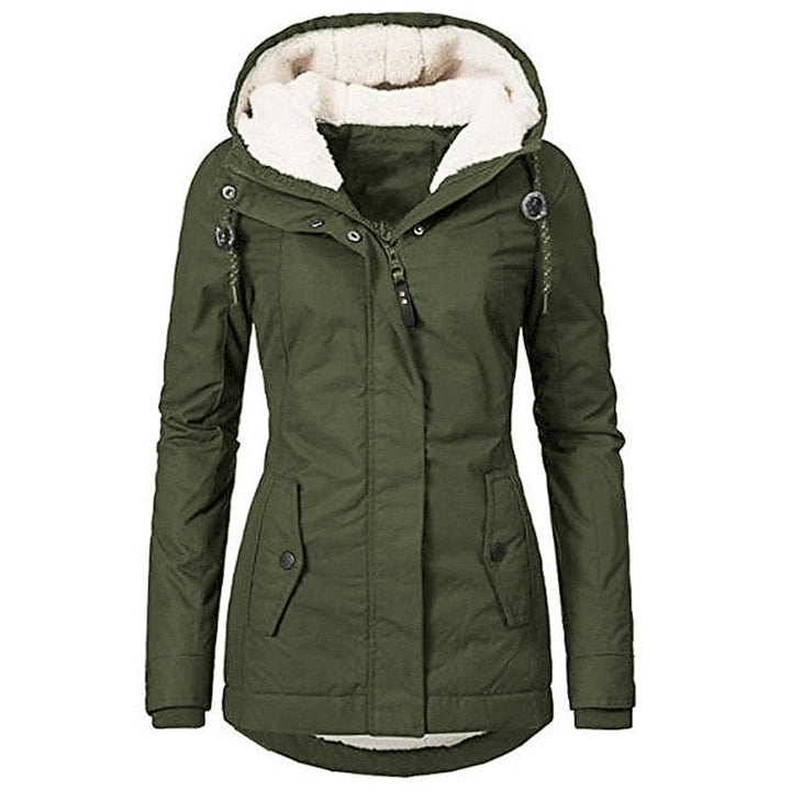 Jacinta | Parka con capucha forrada