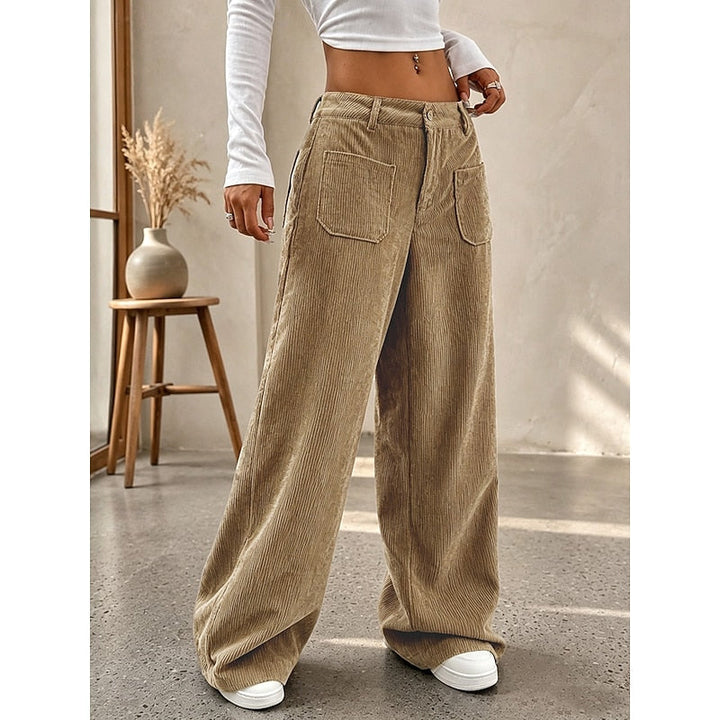 Lorenza | Pantalón de tiro alto y pierna ancha