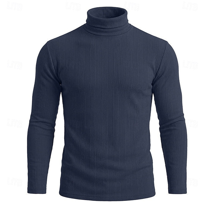 Mauro | Sweater cuello alto texturado para hombre