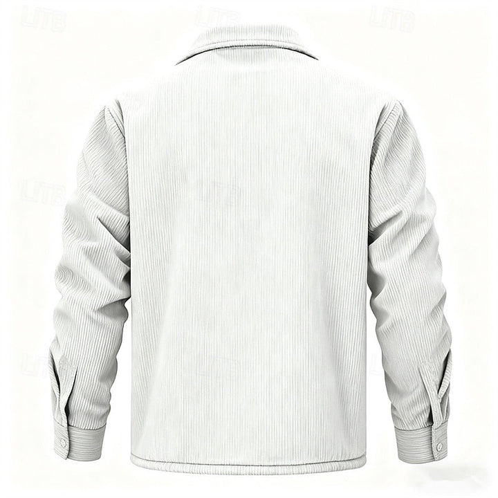 Joel | Chaqueta acanalada con forro polar