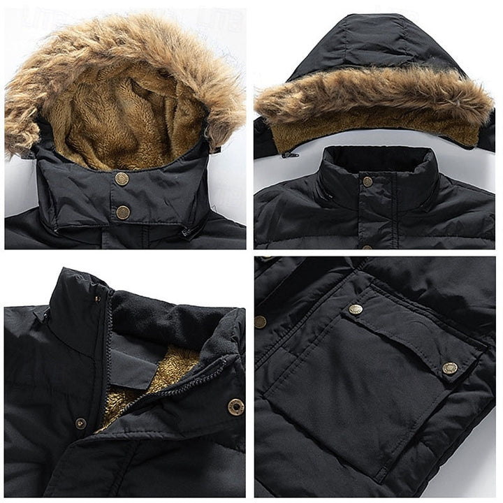 Dionisio | Parka acolchada con capucha